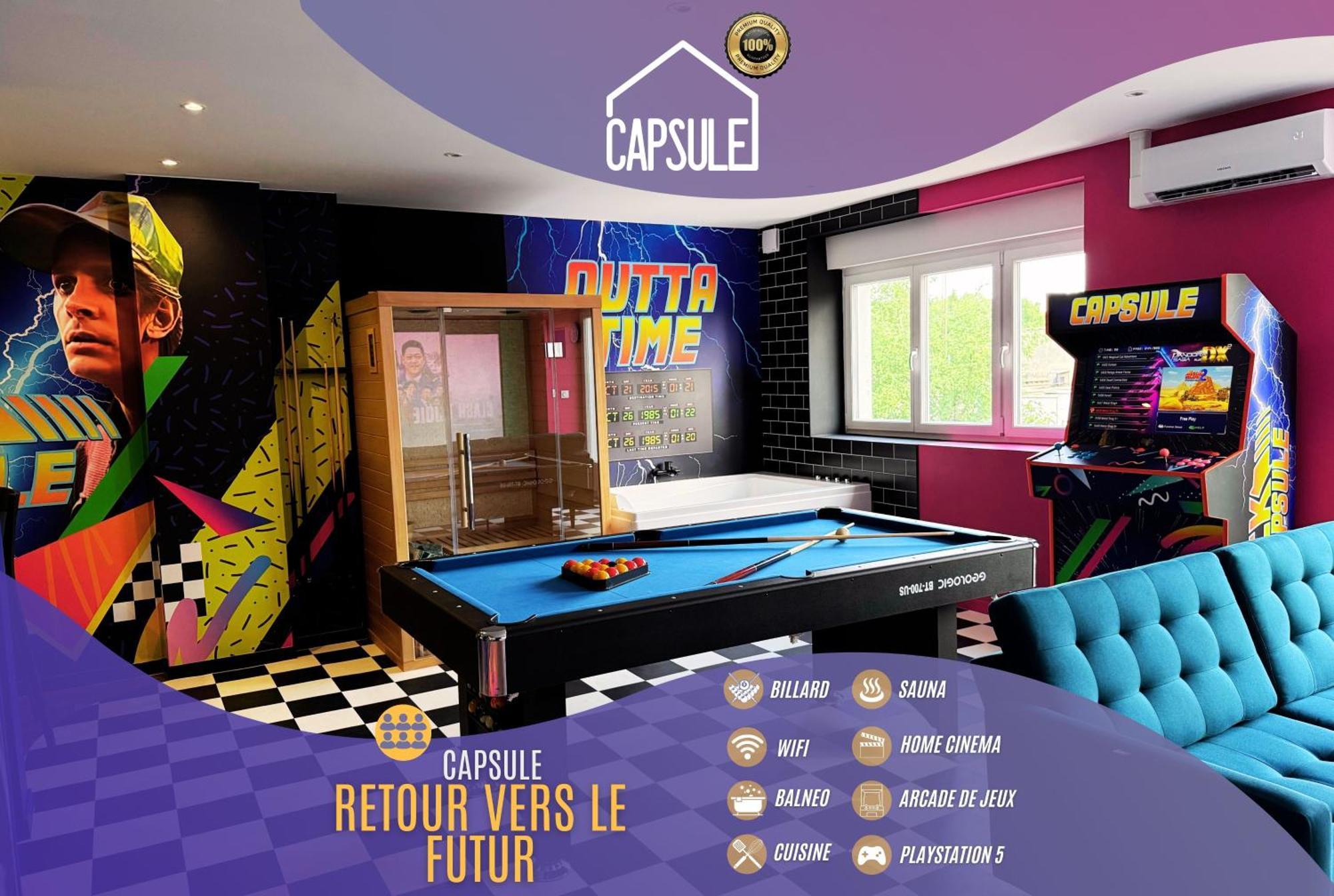 Capsule Retour Vers Le Futur Maubeuge ภายนอก รูปภาพ